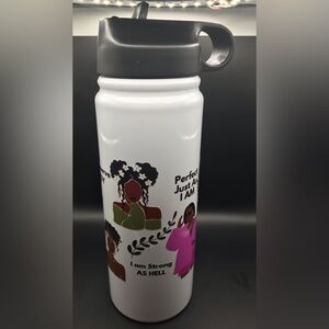 New made with love 18 oz Affirmation design tumbler.